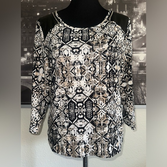 Rafaella 3/4 Sleeves Top/Blouse Size PL - Picture 1 of 7